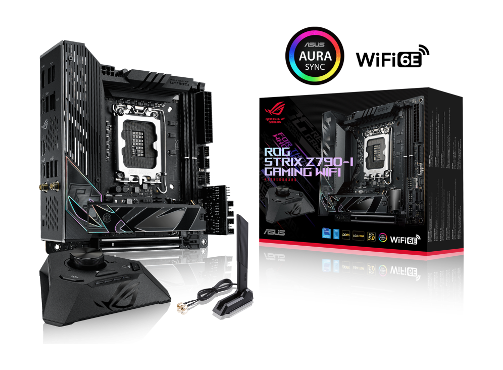 ASUS ROG STRIX Z790-I GAMING WIFI Intel® Socket LGA1700 for 13th Gen Intel® Core™ Processors & 12th Gen Intel® Core™, Pentium® Gold and Celeron® Processors