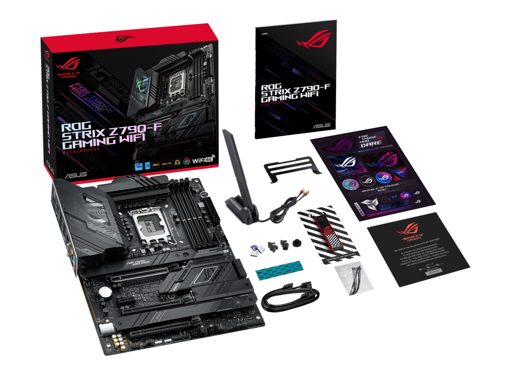 ASUS ROG STRIX Z790-F GAMING WIFI Intel® Socket LGA1700 for 13th Gen Intel® Core™ & 12th Gen Intel® Core™, Pentium® Gold and Celeron® Processors*