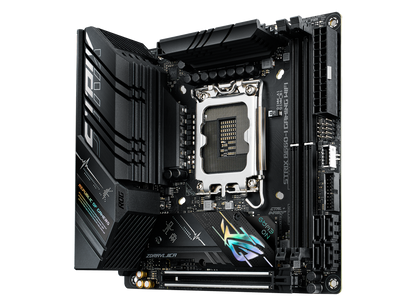 ASUS ROG STRIX B660-I GAMING WIFI,Intel® LGA 1700 socket: Ready for 13th Gen Intel® Core™ Processors and 12th Gen Intel® Core™, Pentium® Gold, and Celeron® Processors, Optimal Power Solution