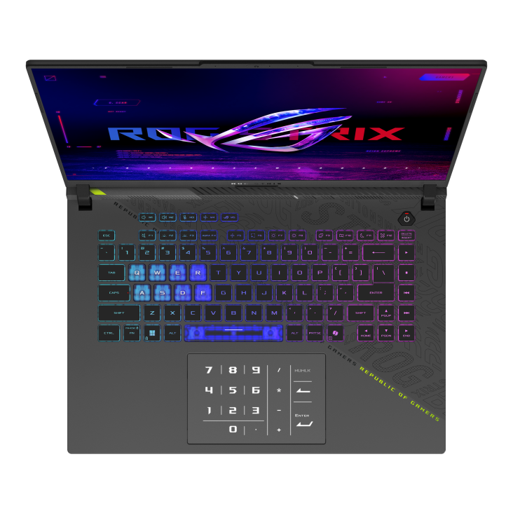 Asus ROG Strix G16 G614PR-RV054WSM (Eclipse Gray) Gaming Laptop | 16" WUXGA | Ryzen™ 9 8940HX | RTX™ 5070 Ti | 16 GB RAM | 1 TB SSD | WIN 11