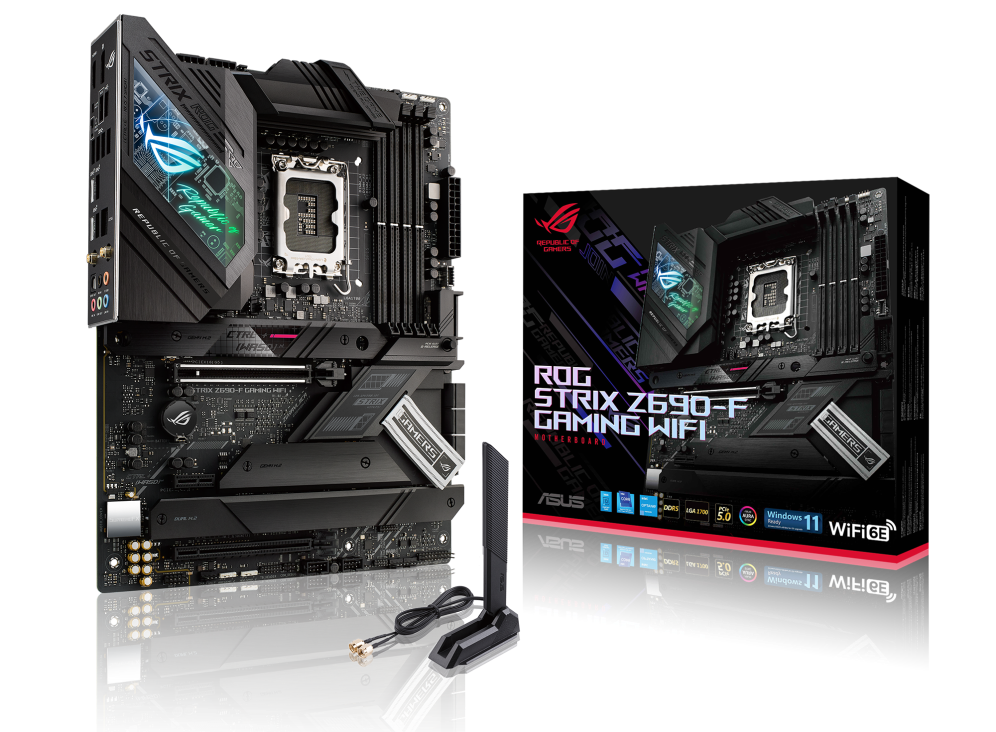 ASUS ROG STRIX Z690-F GAMING WIFI,Intel®Z690 LGA 1700 ATX motherboard with PCIe®5.0, 16+1 power stages, DDR5 memory support