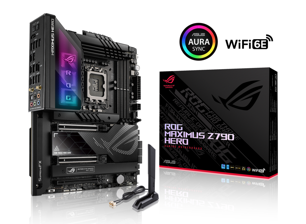 ASUS ROG Maximus Z790 Hero Intel® Socket LGA1700 for 13th Gen Intel® Core™ Processors & 12th Gen Intel® Core™, Pentium® Gold and Celeron® Processors*