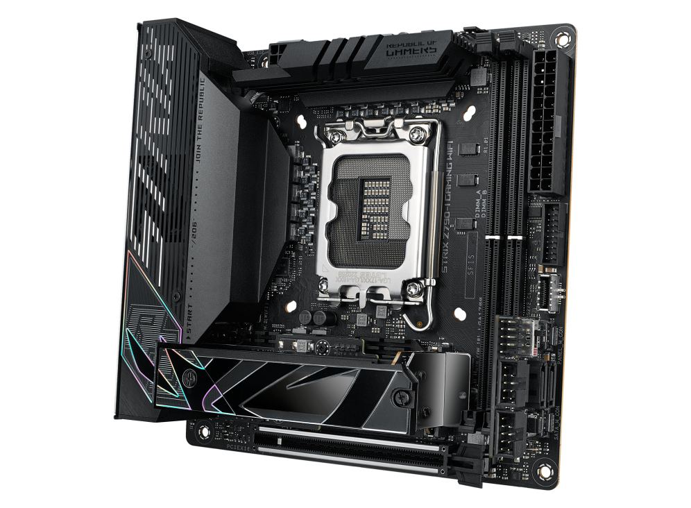 ASUS ROG STRIX Z790-I GAMING WIFI Intel® Socket LGA1700 for 13th Gen Intel® Core™ Processors & 12th Gen Intel® Core™, Pentium® Gold and Celeron® Processors