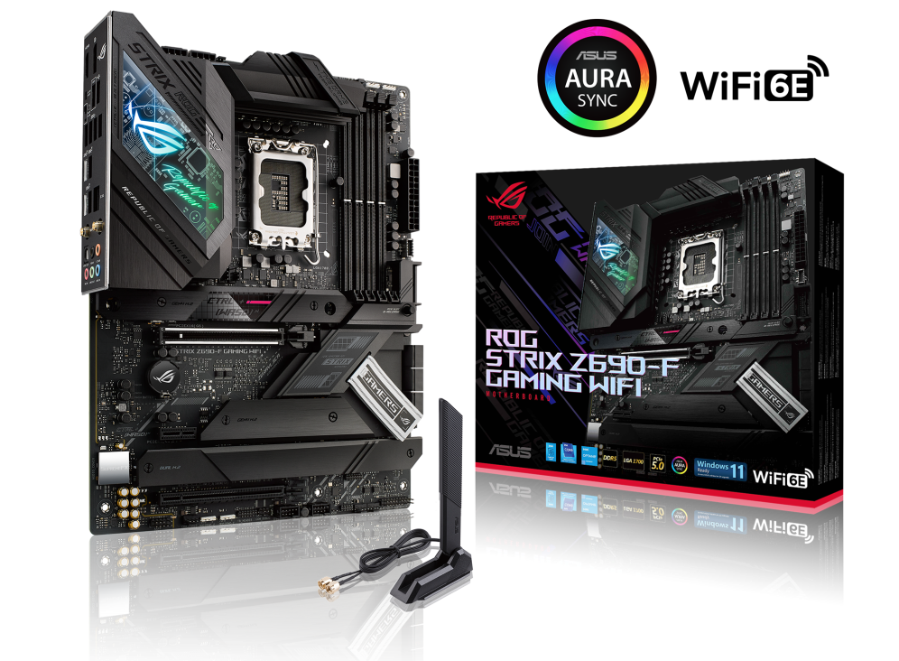 ASUS ROG STRIX Z690-F GAMING WIFI,Intel®Z690 LGA 1700 ATX motherboard with PCIe®5.0, 16+1 power stages, DDR5 memory support