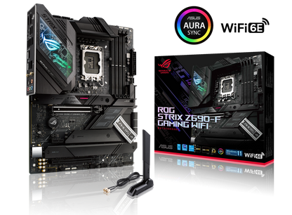 ASUS ROG STRIX Z690-F GAMING WIFI,Intel®Z690 LGA 1700 ATX motherboard with PCIe®5.0, 16+1 power stages, DDR5 memory support