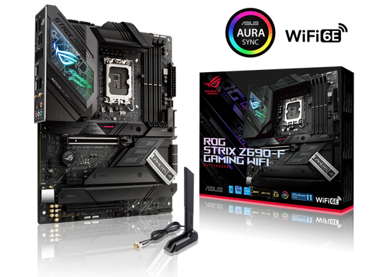ASUS ROG STRIX Z690-F GAMING WIFI,Intel®Z690 LGA 1700 ATX motherboard with PCIe®5.0, 16+1 power stages, DDR5 memory support