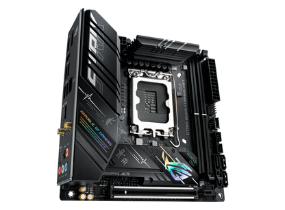 ASUS ROG STRIX B660-I GAMING WIFI,Intel® LGA 1700 socket: Ready for 13th Gen Intel® Core™ Processors and 12th Gen Intel® Core™, Pentium® Gold, and Celeron® Processors, Optimal Power Solution