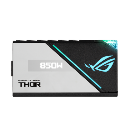 ASUS ROG THOR 850W Platinum II,80Plus Platinum, MB 24/20-pin x 1 CPU 4+4-pin x 2 PCI-E 16-pin x 1 PCI-E 6+2-pin x 3 SATA x 10 PERIPHERAL x 6