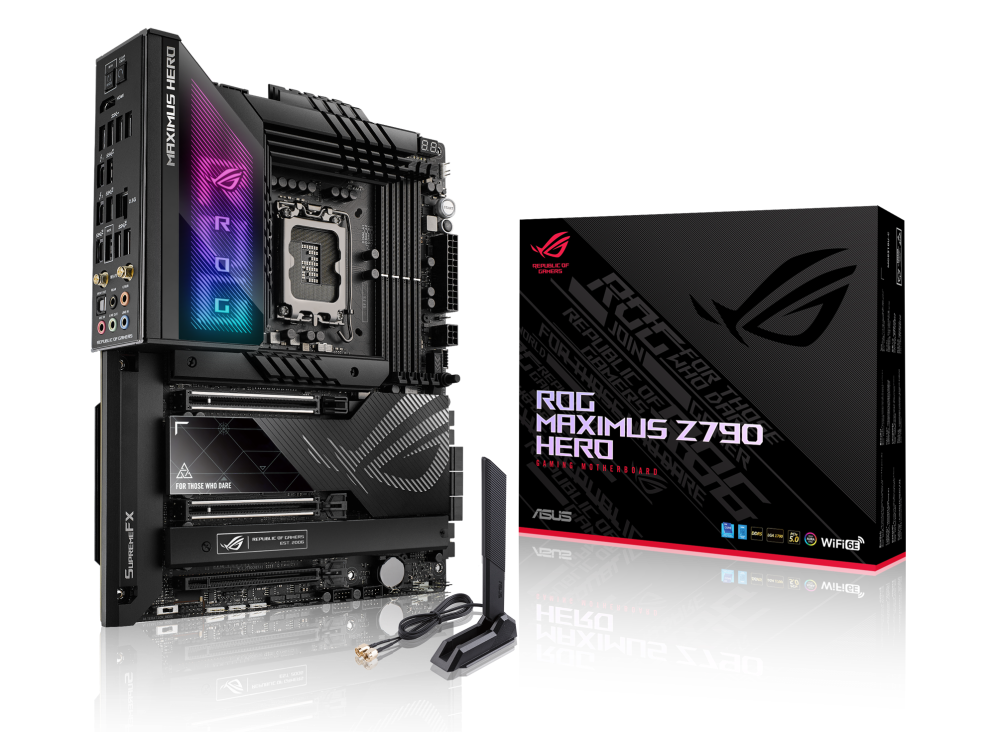 ASUS ROG Maximus Z790 Hero Intel® Socket LGA1700 for 13th Gen Intel® Core™ Processors & 12th Gen Intel® Core™, Pentium® Gold and Celeron® Processors*