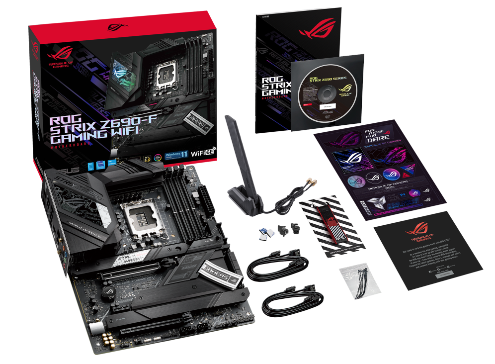 ASUS ROG STRIX Z690-F GAMING WIFI,Intel®Z690 LGA 1700 ATX motherboard with PCIe®5.0, 16+1 power stages, DDR5 memory support