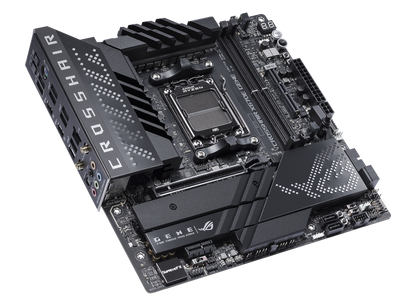 ASUS ROG Crosshair X670E Gene AMD Socket AM5 for AMD Ryzen™ 7000 Series Desktop Processors*, DDR5 Memory, PCIe. 5.0,ROG GEN-Z.2