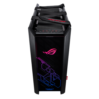 ASUS ROG Strix Helios RGB ATX/EATX mid-tower gaming case with tempered glass, aluminum frame, GPU braces, 420mm radiator support and Aura Sync