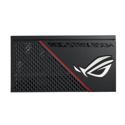 ASUS ROG Strix 850W Edition PSU, ROG Heatsinks, Axial-tech, Fan Design, Dual Ball Fan Bearings, 0dB Technology