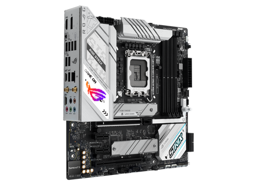 ASUS ROG STRIX B760-G D4 GAMING WIFI Intel® Socket LGA1700 for 13th Gen Intel® Core™ Processors & 12th Gen Intel® Core™, Pentium® Gold and Celeron® Processors, Supports Intel® Turbo Boost Technology 2.0