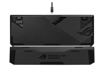 ASUS ROG Strix Scope NX TKL Deluxe wired mechanical RGB gaming keyboard for FPS games, with ROG NX switches, aluminum frame, and Aura Sync lighting