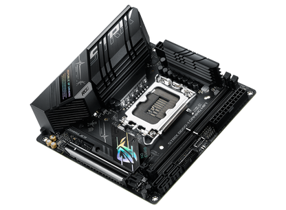 ASUS ROG STRIX B660-I GAMING WIFI,Intel® LGA 1700 socket: Ready for 13th Gen Intel® Core™ Processors and 12th Gen Intel® Core™, Pentium® Gold, and Celeron® Processors, Optimal Power Solution