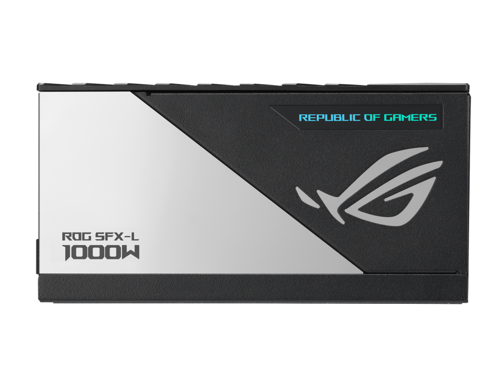 ASUS ROG Loki SFX-L 1000W Platinum, 80 PLUS Platinum Certified Up to 92% efficient for low heat and noise, and increased reliability, ARGB-Illuminated Fan & Aura Sync