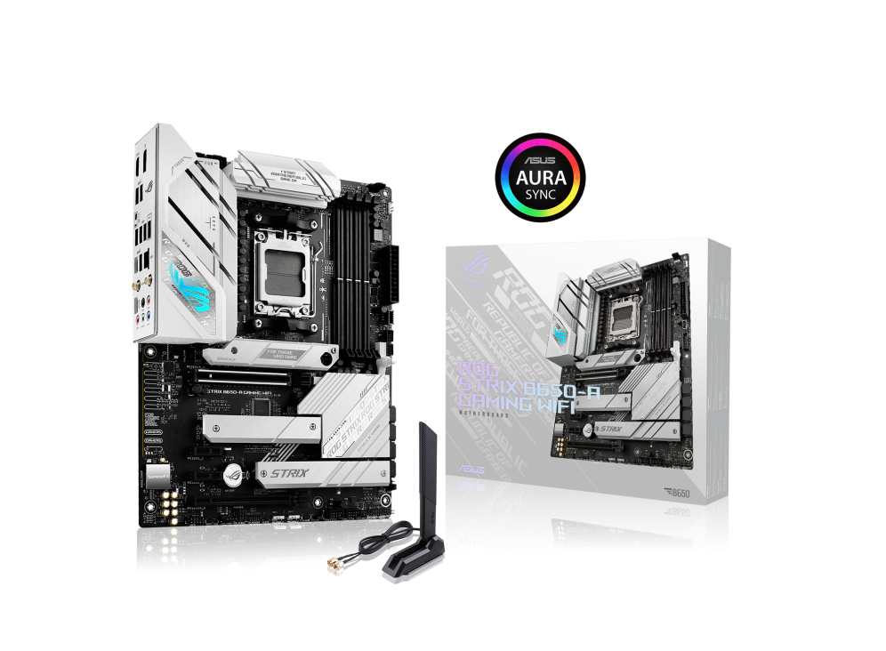 ASUS STRIX B650-A GAMING WIFI,AMD Socket AM5 for AMD Ryzen™ 7000 Series Desktop Processors WiFi 6E,DDR5 6400 MT/s+