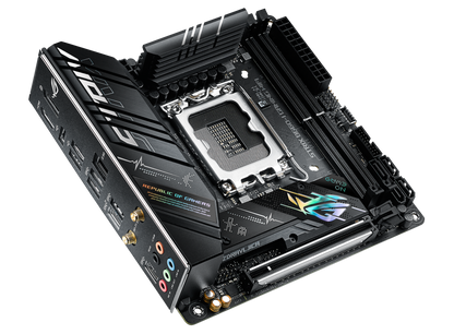 ASUS ROG STRIX B660-I GAMING WIFI,Intel® LGA 1700 socket: Ready for 13th Gen Intel® Core™ Processors and 12th Gen Intel® Core™, Pentium® Gold, and Celeron® Processors, Optimal Power Solution