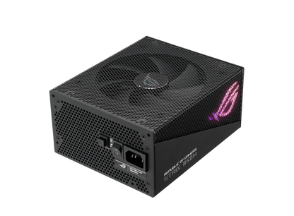 ASUS ROG Strix 850W Gold Aura Edition, Aluminum Case, OG Heatsinks, Axial-tech Fan Design, Dual Ball Fan Bearings, dB Technology