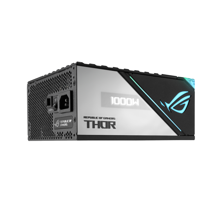 ASUS ROG Thor 1000W Platinum II, ROG Thermal Solution100-240Vac, MB 24/20-pin x 1 CPU 4+4-pin x 2 PCI-E 12-pin x 1 PCI-E 6+2-pin x 8 SATA x 12 PERIPHERAL x 6