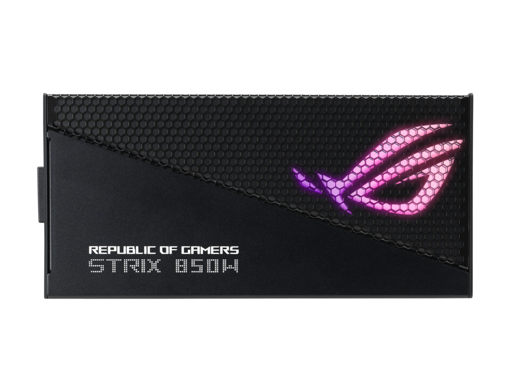 ASUS ROG Strix 850W Gold Aura Edition, Aluminum Case, OG Heatsinks, Axial-tech Fan Design, Dual Ball Fan Bearings, dB Technology