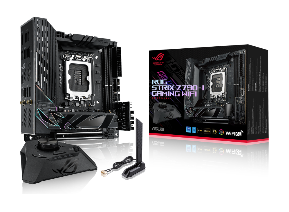 ASUS ROG STRIX Z790-I GAMING WIFI Intel® Socket LGA1700 for 13th Gen Intel® Core™ Processors & 12th Gen Intel® Core™, Pentium® Gold and Celeron® Processors