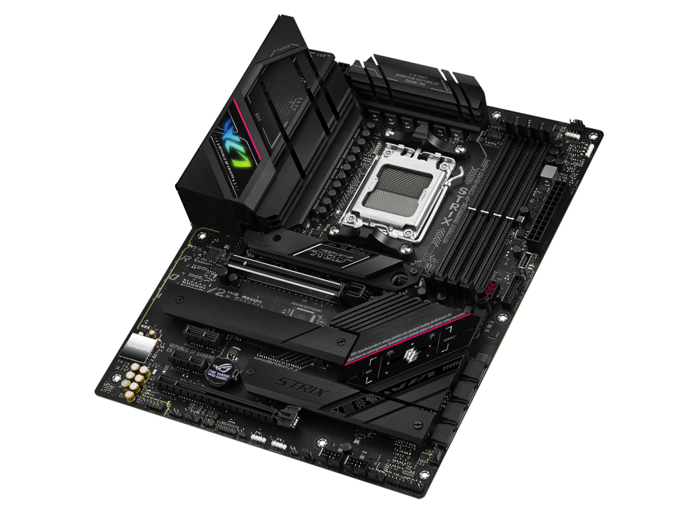 ASUS ROG STRIX B650E-F GAMING WIFI,AMD Socket AM5 for AMD Ryzen™ 7000 Series Desktop Processors PCIe 5.0 An x16 slot and on-board M.2 slot,WiFi 6E