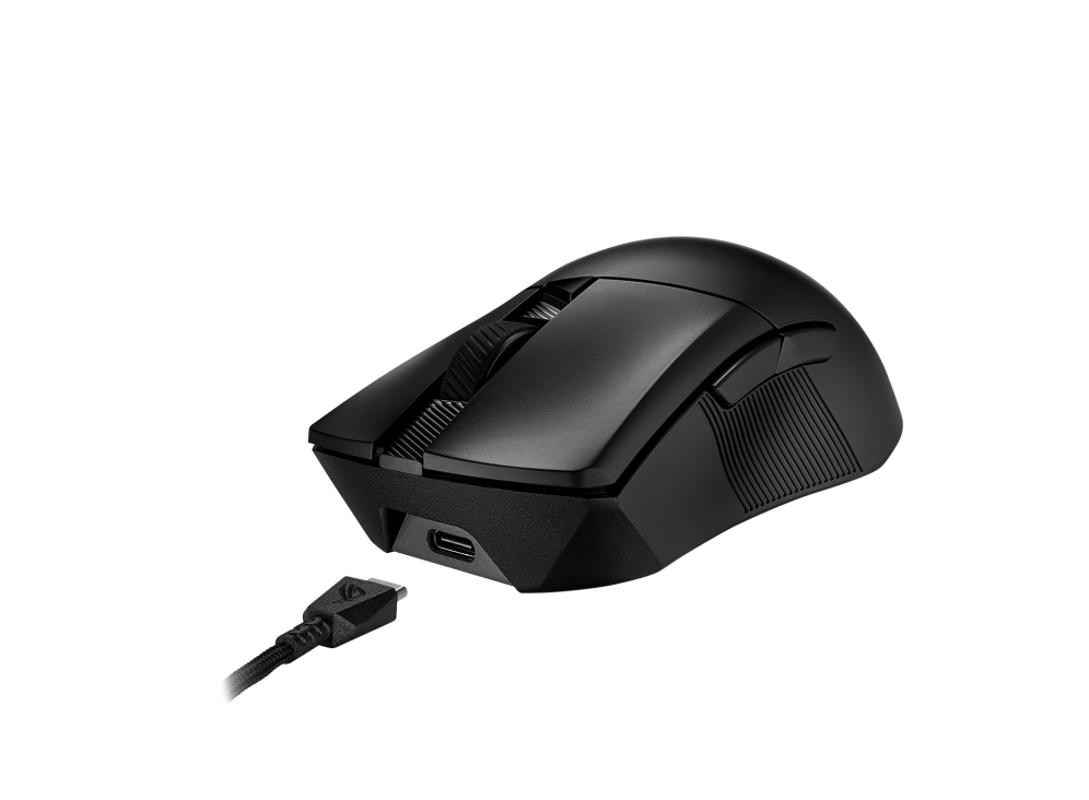 ASUS ROG Gladius III Wireless AimPoint lightweight 79-gram wireless RGB gaming mouse, tri-mode connectivity, ROG SpeedNova wireless technology, swappable mouse switches, ROG Micro Switches