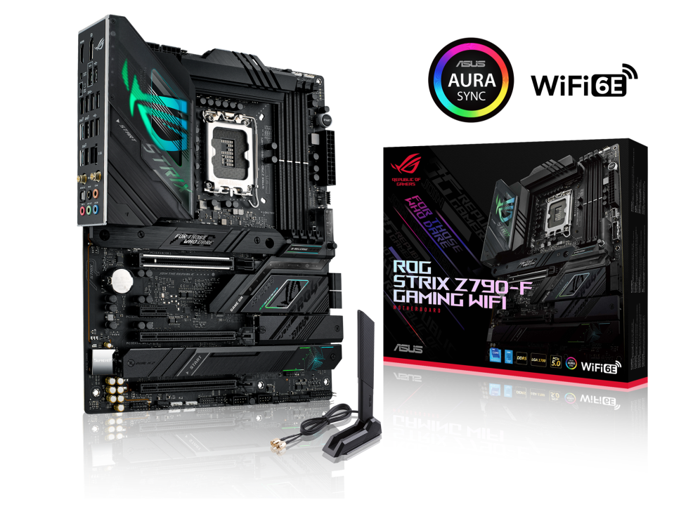 ASUS ROG STRIX Z790-F GAMING WIFI Intel® Socket LGA1700 for 13th Gen Intel® Core™ & 12th Gen Intel® Core™, Pentium® Gold and Celeron® Processors*