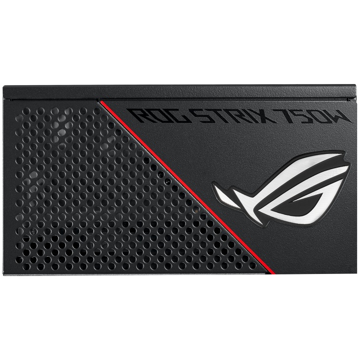 ASUS ROG Strix 750W Gold PSU, ROG Heatsinks , Axial-tech, Fan Design, Dual Ball Fan Bearings, 0dB Technology