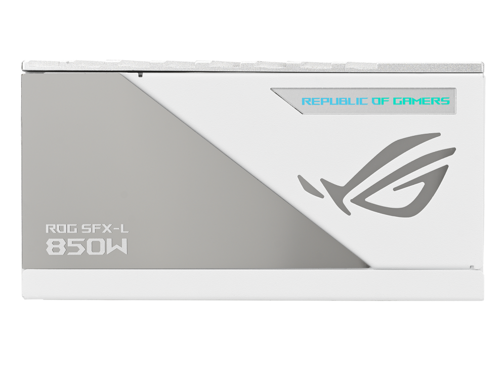 ASUS ROG Loki 850W Platinum White, ROG Heatsinks, Axial-tech Fan Design, Dual Ball Fan Bearings