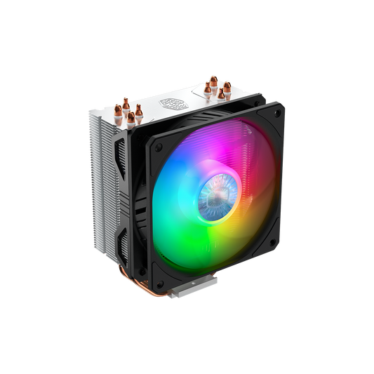 Cooler Master HYPER 212 ARGB 4 Direct Contact Heat Pipes ARGB Fan with ARGB Controller (RR-2V2L-18PA-R1)