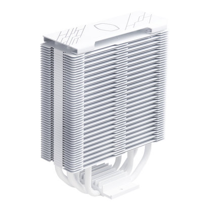 Cooler Master HYPER 212 HALO WHITE MF120 Halo² Fan, Dual Loop ARGB, Aluminum Top Cover, 4 Copper Heat Pipes, 154mm (H) for AMD Ryzen AM5/AM4, Intel LGA1700/1200  (RR-S4WW-20PA-R1)