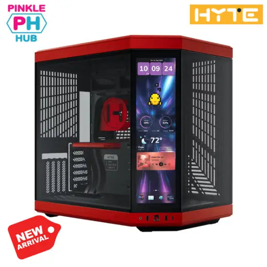 Hyte Y70 Touch Infinite Black Cherry Lcd 14.9’’ - 848604049298 Desktop Casing