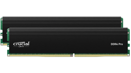 Crucial Pro 32GB Kit (16GBx2) DDR4-3200 MHz CL22 Intel XMP 2.0 (CP2K16G4DFRA32A)