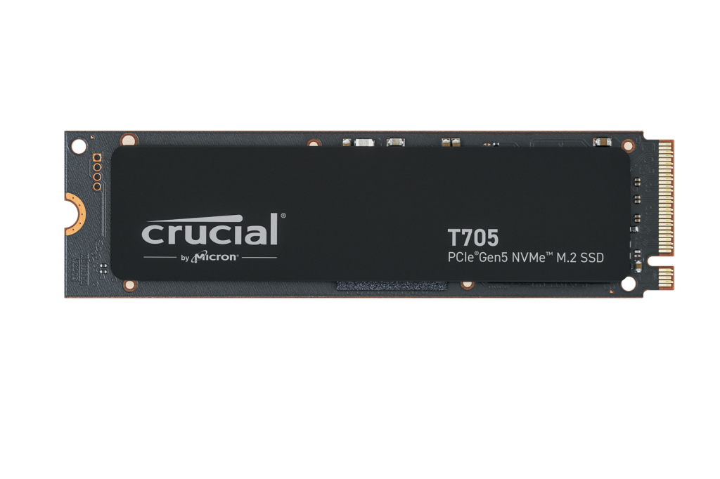 CRUCIAL T705 - 2TB M.2 2280 NVMe PCIe Gen 5x4 SSD - 14,500MB/s Read, 12,700MB/s Write