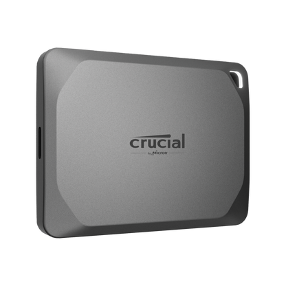 CRUCIAL X9 Pro 1TB Portable SSD - USB 3.2 Gen-2 (10Gb/s), 1050MB/s Read, 1050MB/s Write