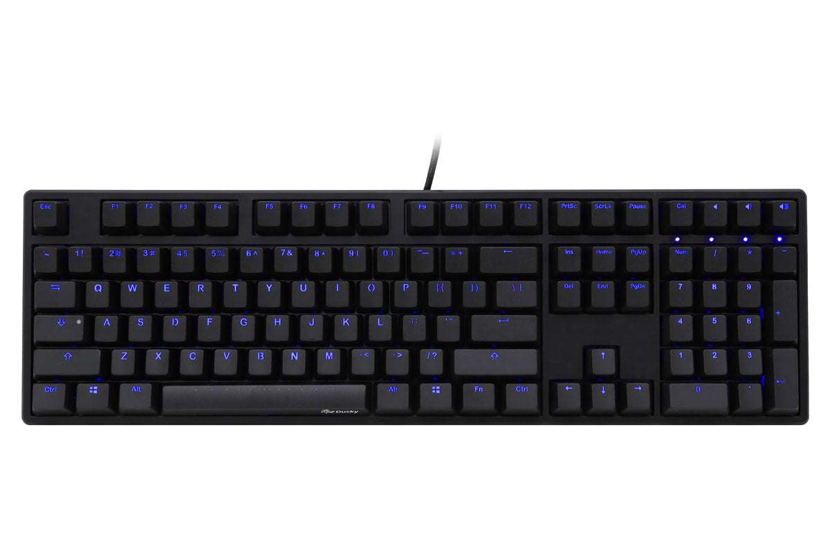 DUCKY ONE KEYBOARD DKON1508S outlet CHERRY BLACK SWITCH BLUE LED BLUE CASE