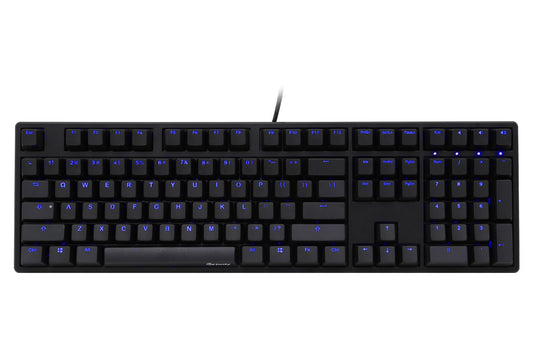 DUCKY One Blue LED Double Shot ABS Mechanical Keyboard  Blue LED, Cherry MX Blue (DKON1508S-CUSADAAB1)