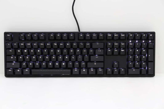 DUCKY One White LED Double Shot ABS Mechanical Keyboard White LED, Cherry MX Blue(DKON1508S-CUSADAAW1)