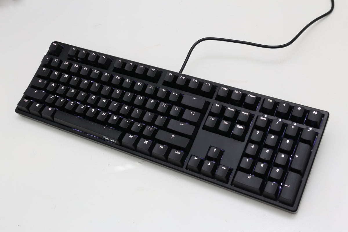 DUCKY One White LED Double Shot ABS Mechanical Keyboard White LED, Cherry MX Brown (DKON1508S-BUSADAAW1)