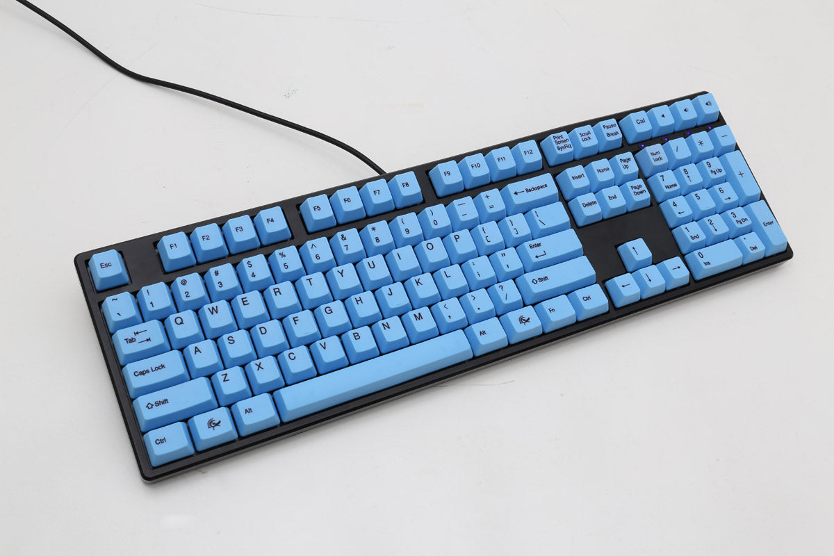 DUCKY One Blue on Black Dye Sub PBT Mechanical Keyboard  Cherry MX Blue (DKON1508F-CUSPHBAB1)