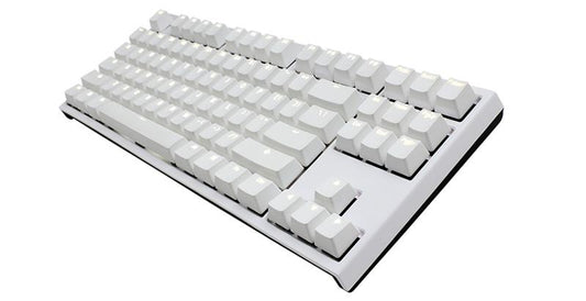 DUCKY One 2 White Case White LED TKL Double Shot PBT MX BROWN Mechanical Keyboard (DKON1887S-BUSPDWZW1)