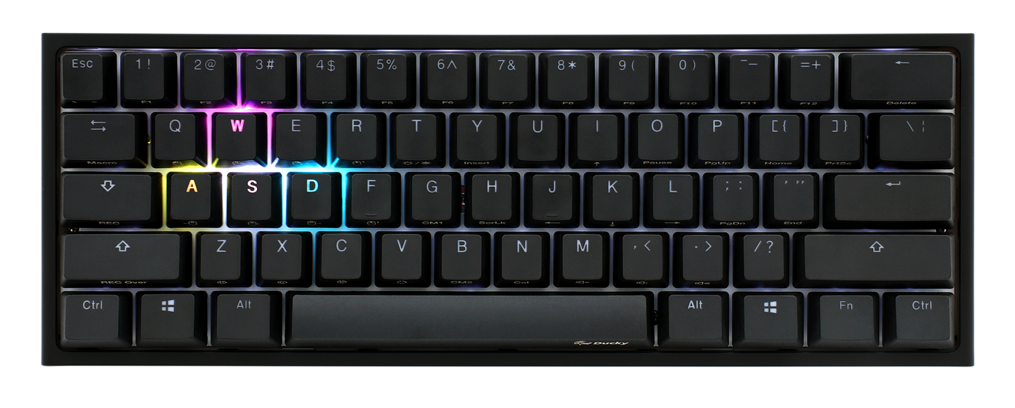 Ducky One 2 Mini v2 RGB LED 60% Double Shot PBT Mechanical Keyboard MX BROWN
