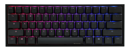 Ducky One 2 Mini v2 RGB LED 60% Double Shot PBT Mechanical Keyboard MX BROWN