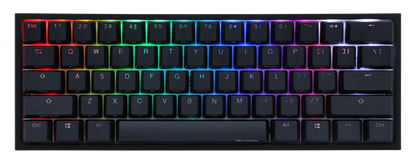 Ducky One 2 Mini v2 RGB LED 60% Double Shot PBT Mechanical Keyboard MX BROWN