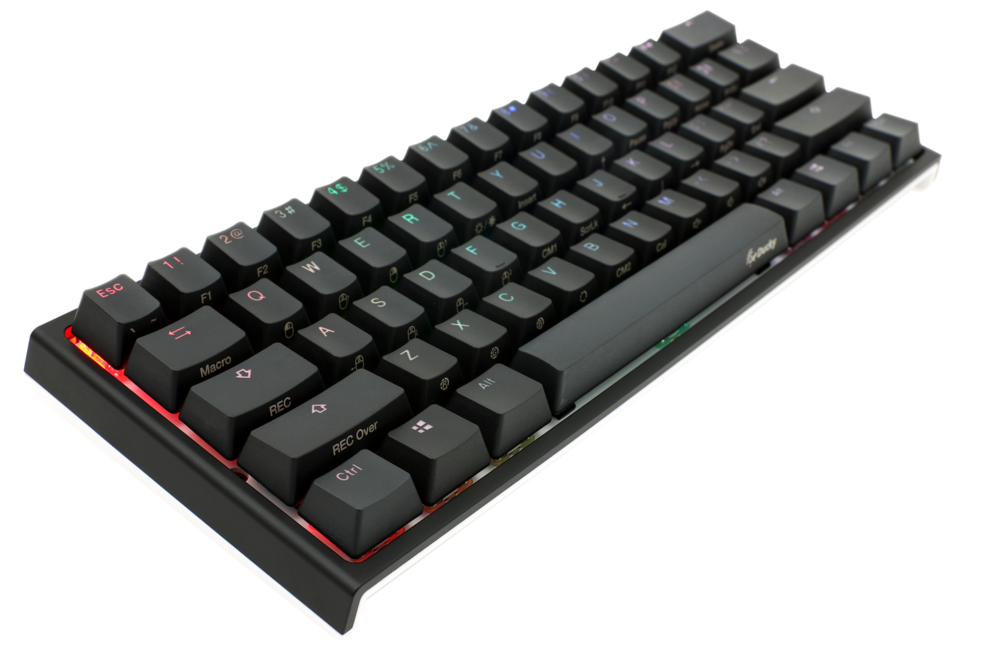 Ducky One 2 Mini v2 RGB LED 60% Double Shot PBT Mechanical Keyboard MX BROWN