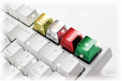 Ducky One 2 Pure White 2020 Christmas Limited Edition MX BROWN RGB LED Double Shot PBT Mechanical Keyboard