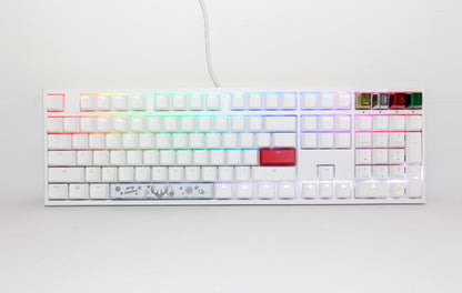 Ducky One 2 Pure White 2020 Christmas Limited Edition MX BROWN RGB LED Double Shot PBT Mechanical Keyboard